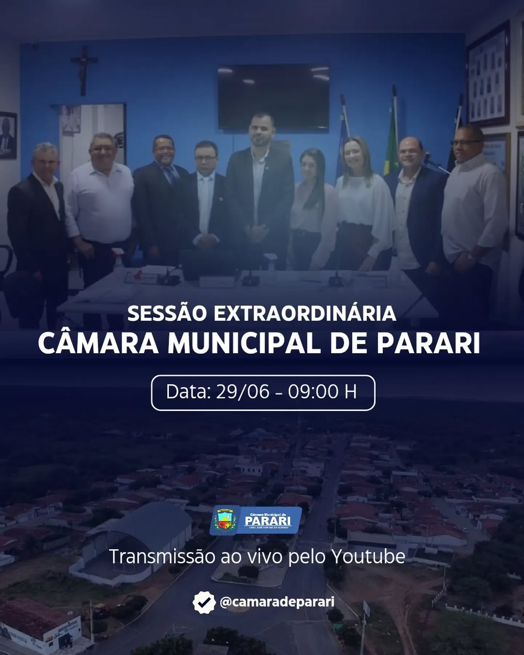 📢 Atenção, população de Parari!