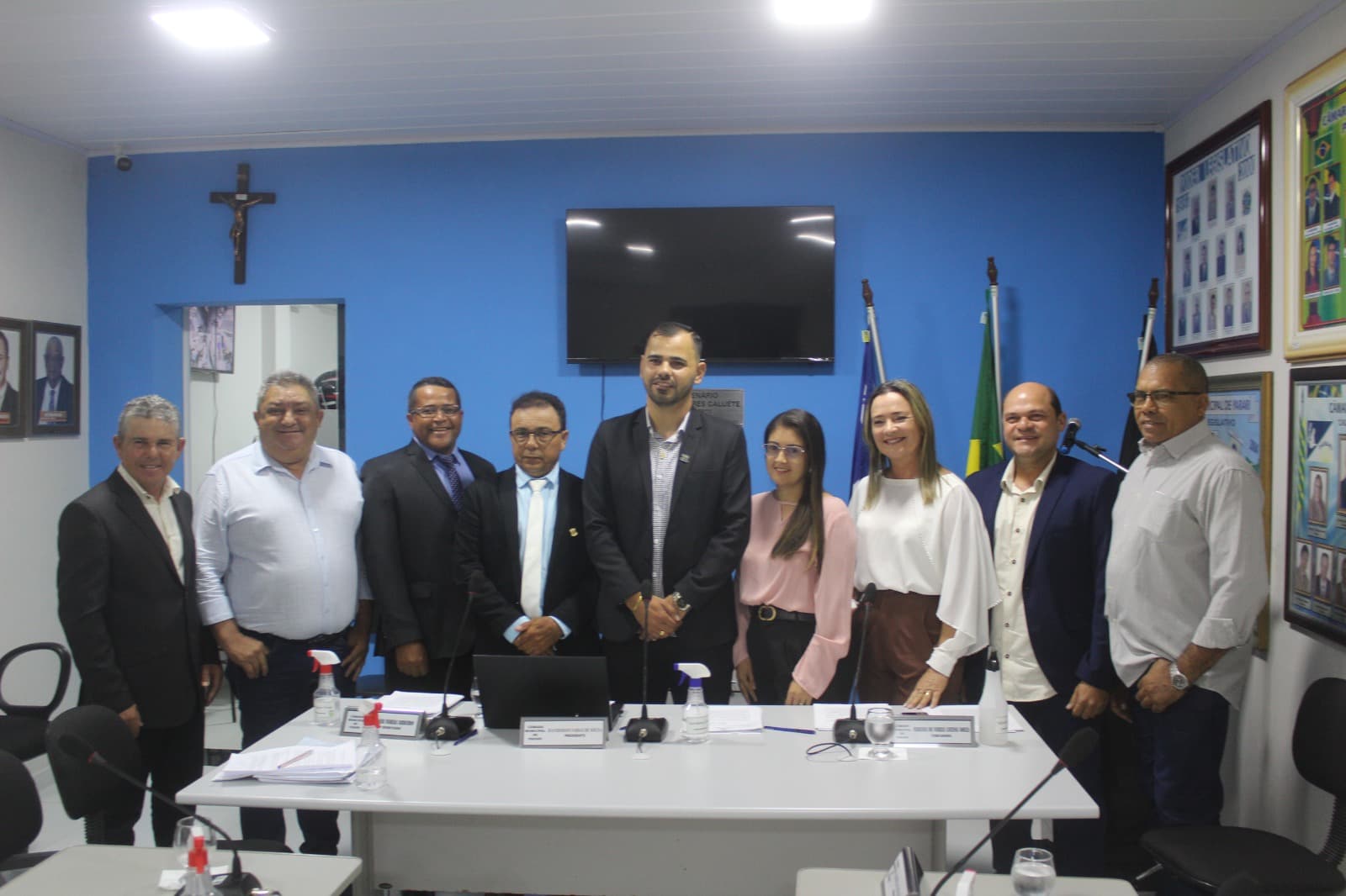 A Primeira Sessão Ordinária da Câmara!