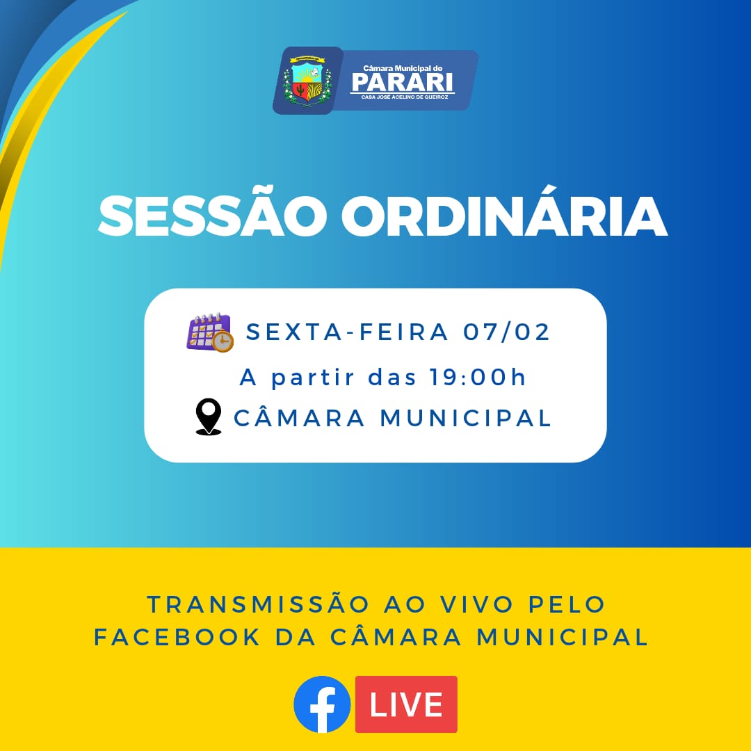Atenção, cidadãos de Parari!