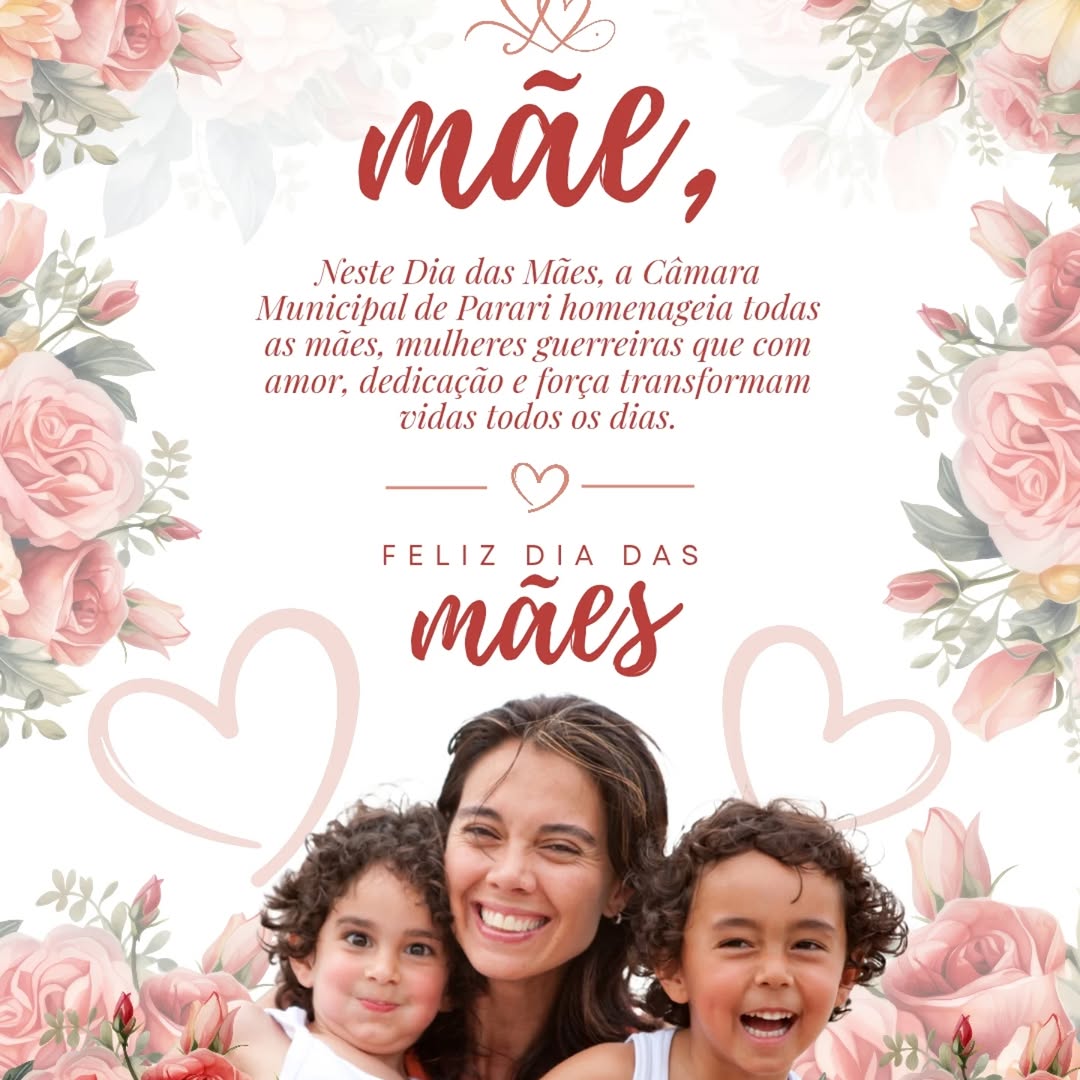 Dia das Mães: Câmara de Parari Destaca Força e Amor Materno