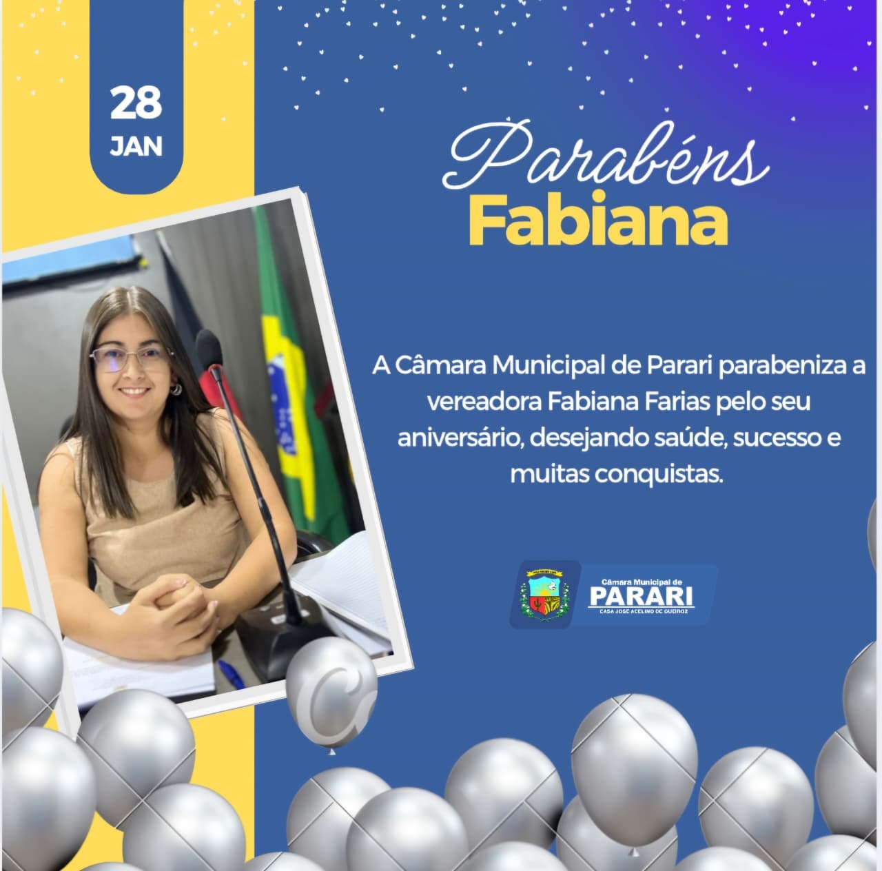 PARABÉNS FABIANA!