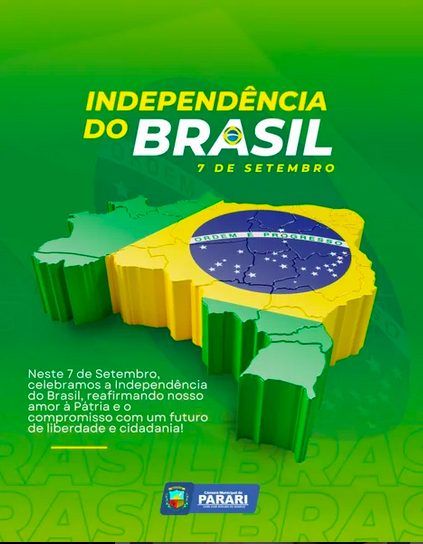 Parari celebra o 7 de Setembro com orgulho e compromisso com o Brasil